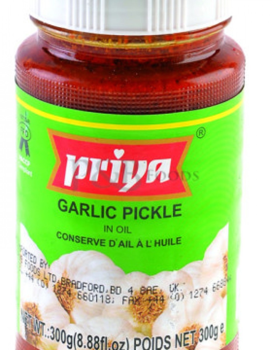 Priya Garlic Pickle 300g Sands Wholefoods