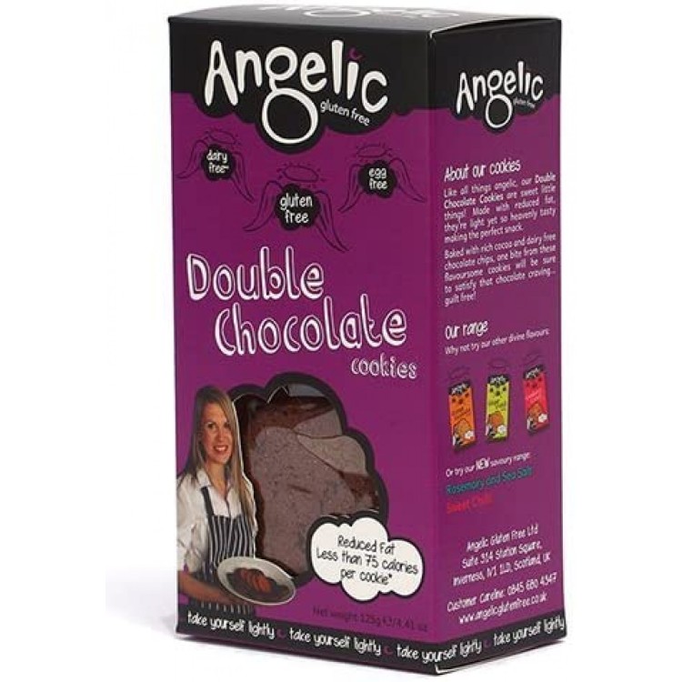 Angelic Double Chocolate Plant Based Cookies 125g