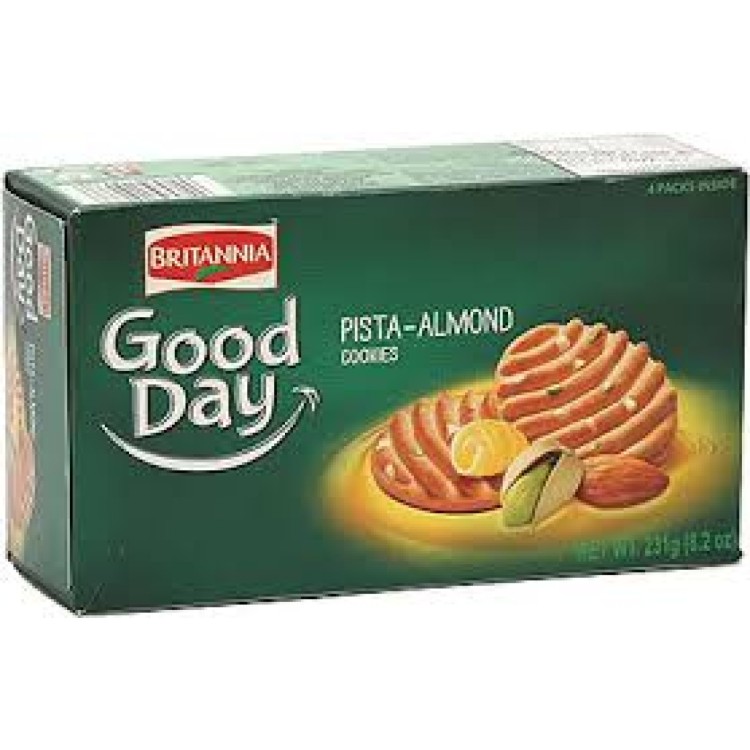 Britannia Good Day Pistachio-almond Cookies (2 For £2) (216g)