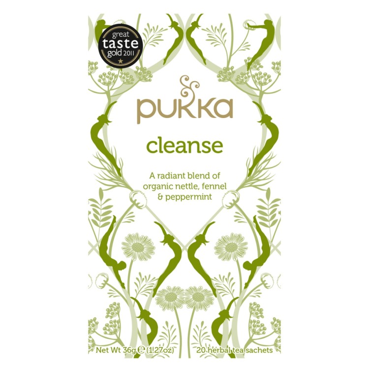 Pukka CLEANSE. Organic NETTLE FENNEL & ALOE TEA