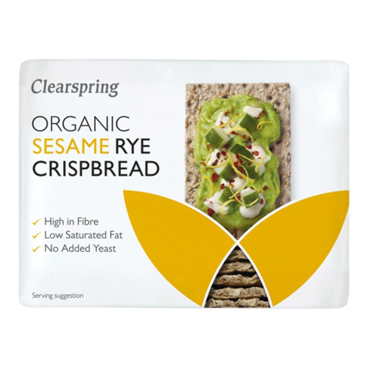 Clearspring Organic Sesame Rye Crispbread 200g
