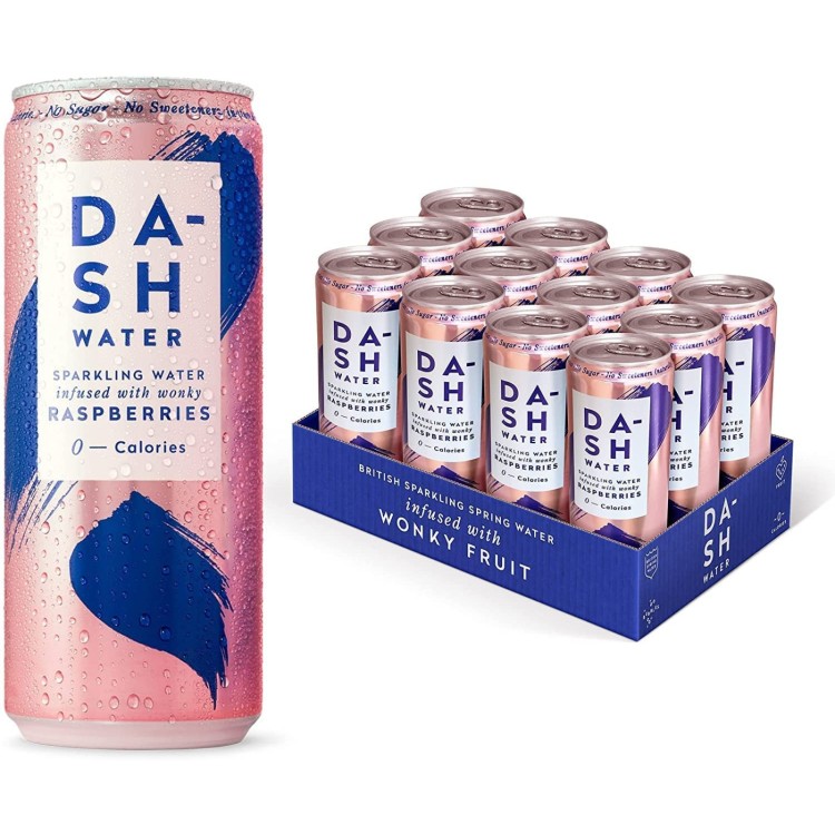 Dash Sparkling Water infused with Raspberries