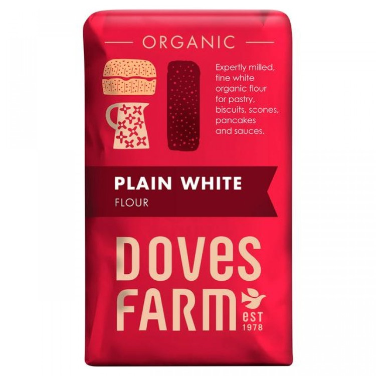 Doves Farm Organic Plain White Flour (1kg)
