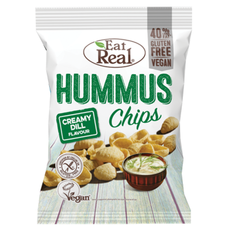 Eat Real Hummus Chips creamy Dill 45g