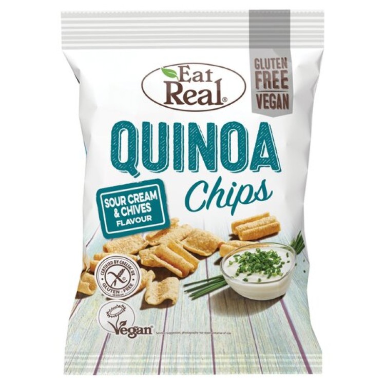 Eat Real Quinoa Chips Cream & Chives 30g