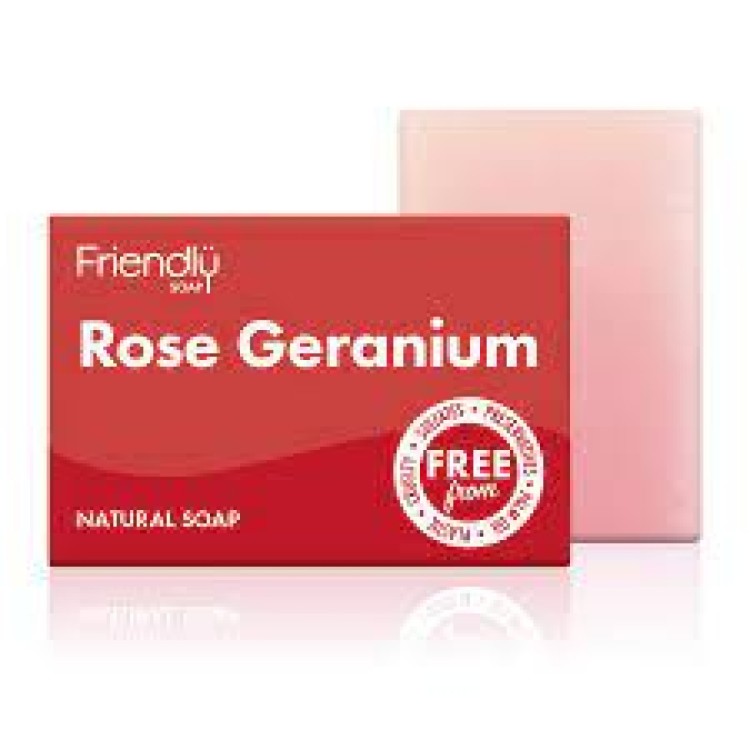Friendly Soap Rose Gerarium Natural Soap 95g