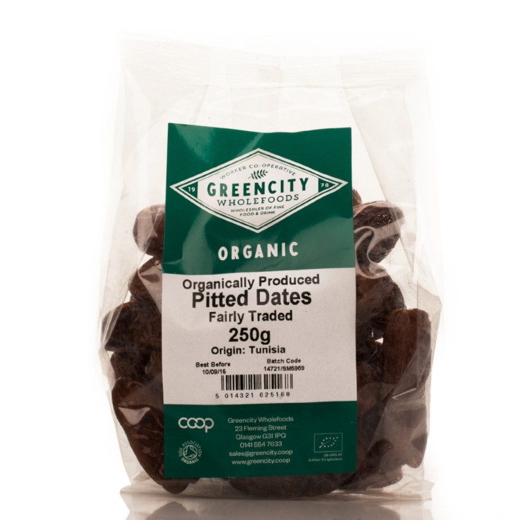 Green City Organic Pitted Dates 250g