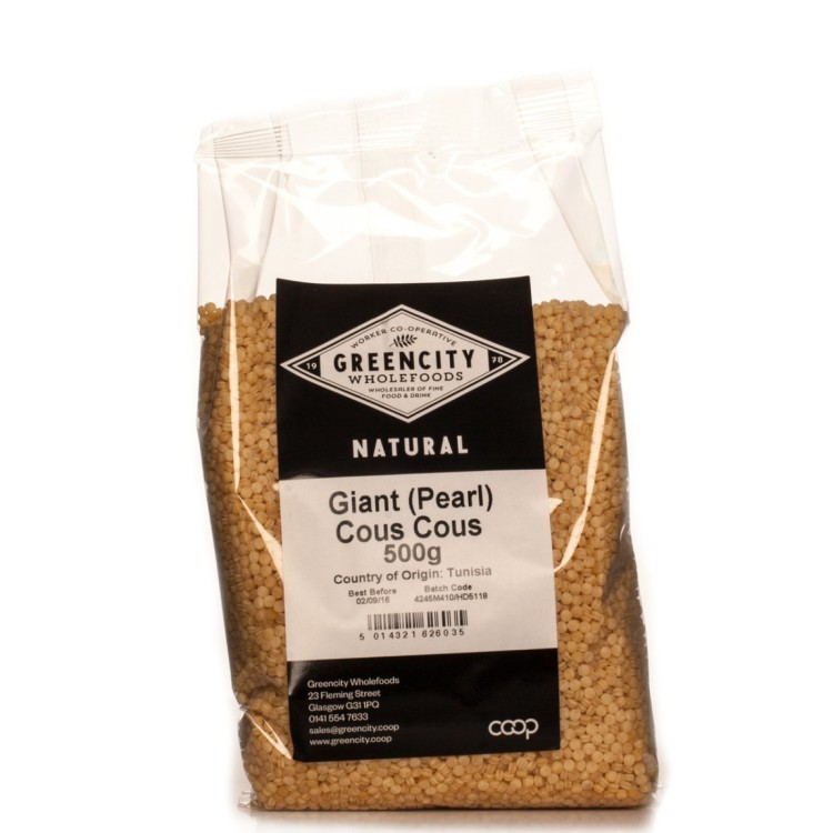 GREENCITY PEARL COUSCOUS 500g