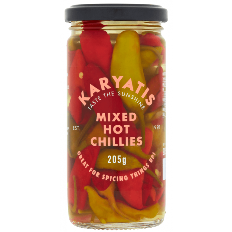 Karyatis Mixed Hot Chillies 205Grm
