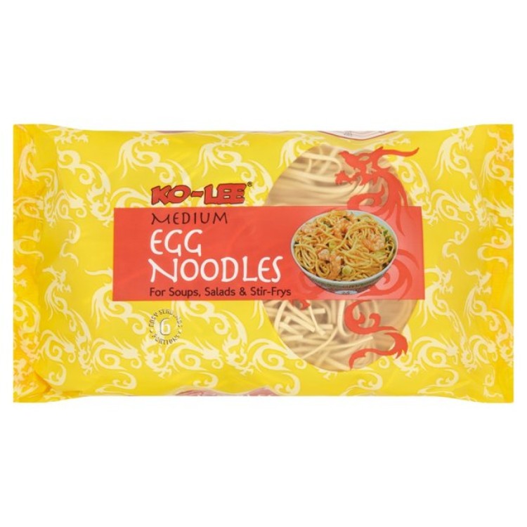 Ko Lee Medium Egg Noodles (For soup, salad and stir fry)