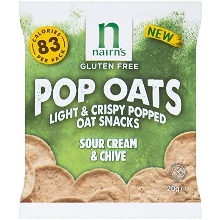 Nairns Pop Oats Sour Cream & Chive  20g