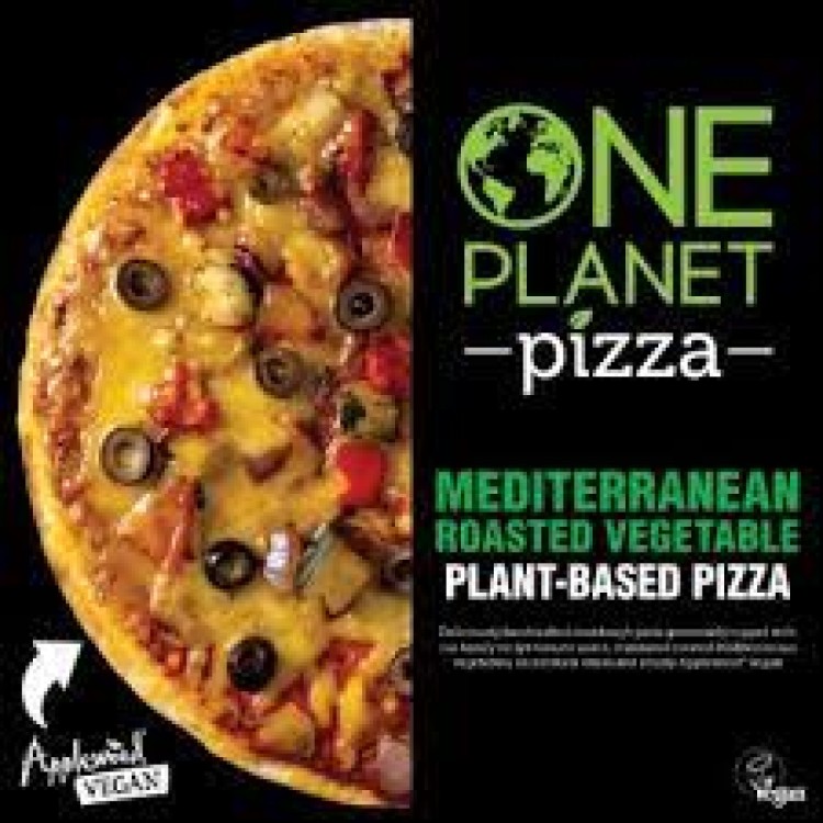 ONE PLANET PIZZA MEDITERRANEAN ROASTED VEG PIZZA 498g 