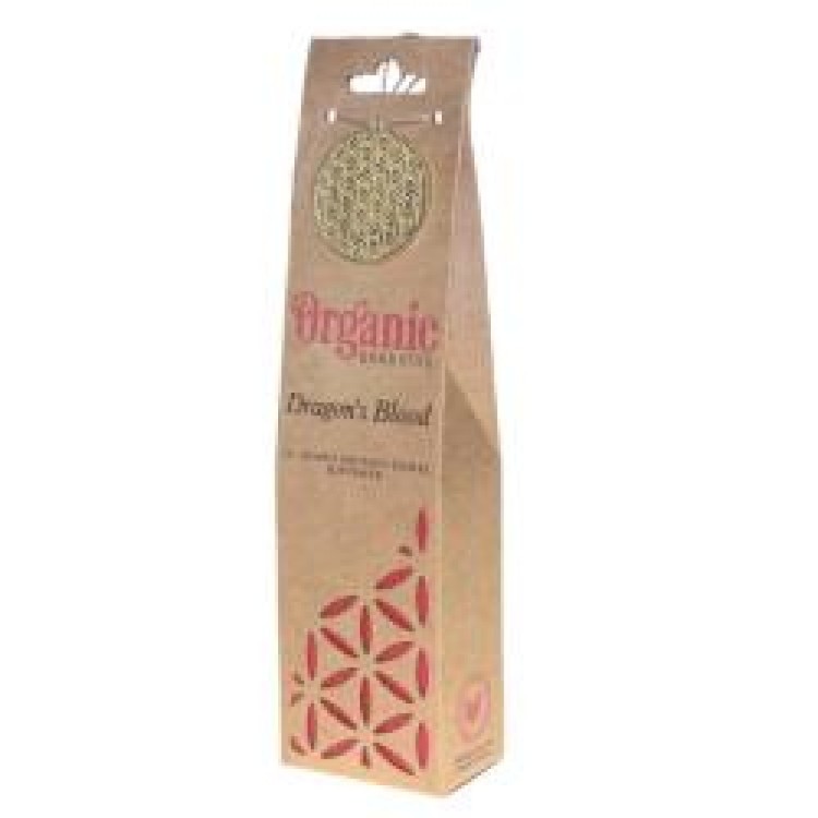 Organic Goodness 12 Incense Cones & Burner (Dragon's Blood)