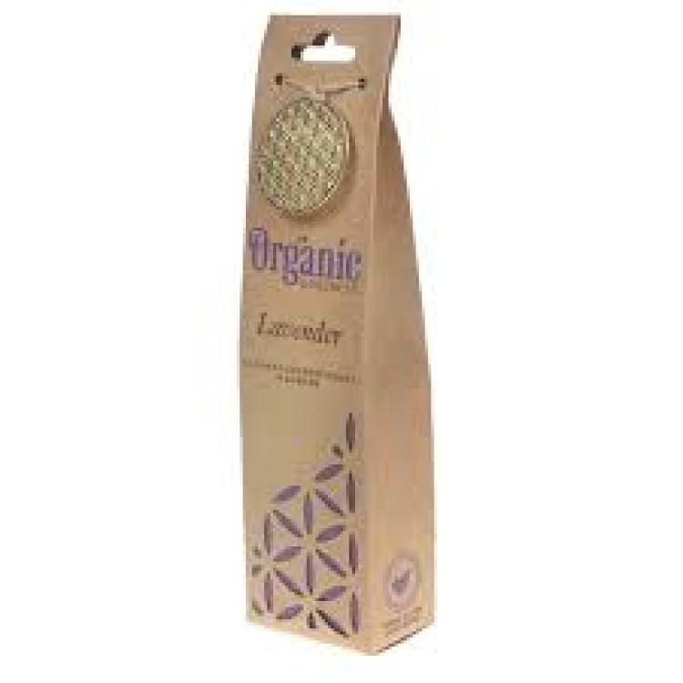 Organic Goodness 12 Incense Cones & Burner (Lavender)