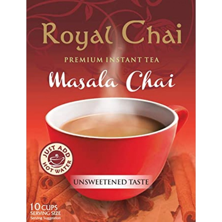 Royal Chai Masala Chai Unsweetened (10 sachets)