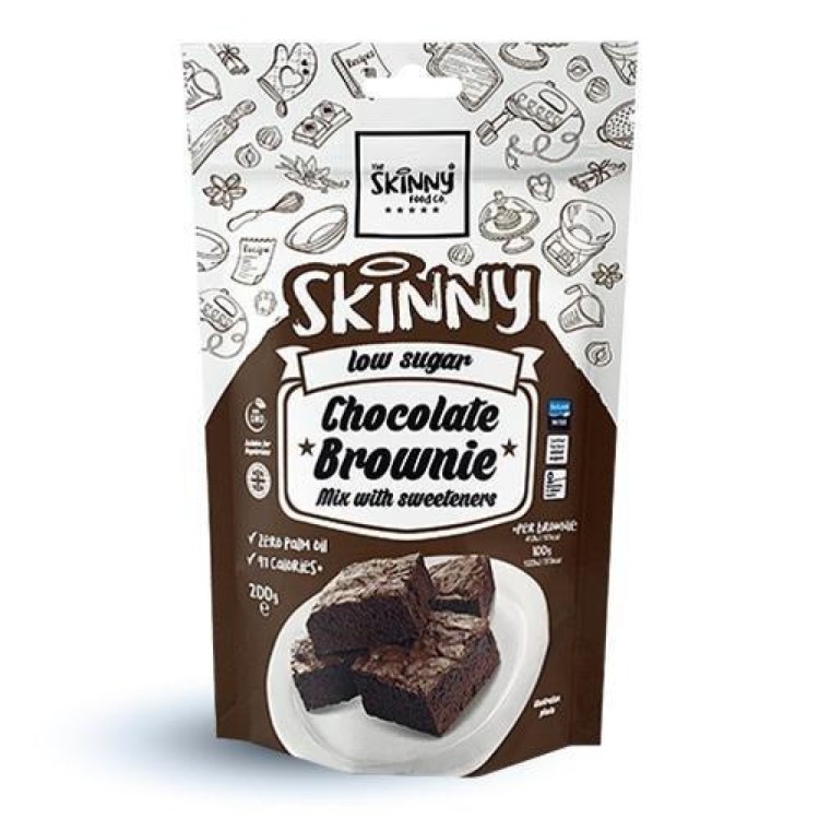 The Skinny Food Low Calorie Brownie Mix, Chocolate Brownie 200g