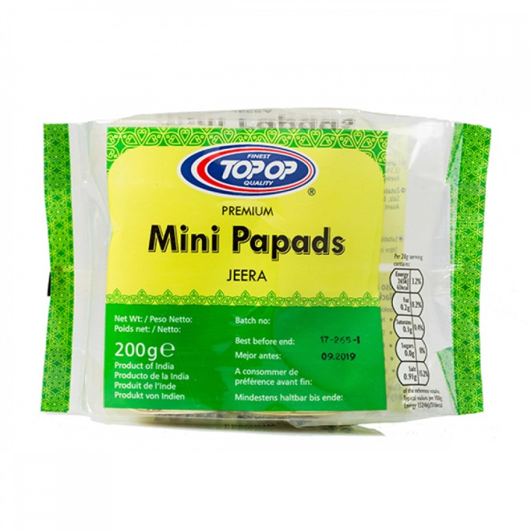 TOP OP mini papads ( jeera)