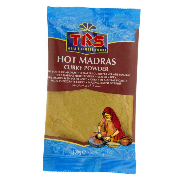 TRS MADRAS CURRY PD HOT 100g