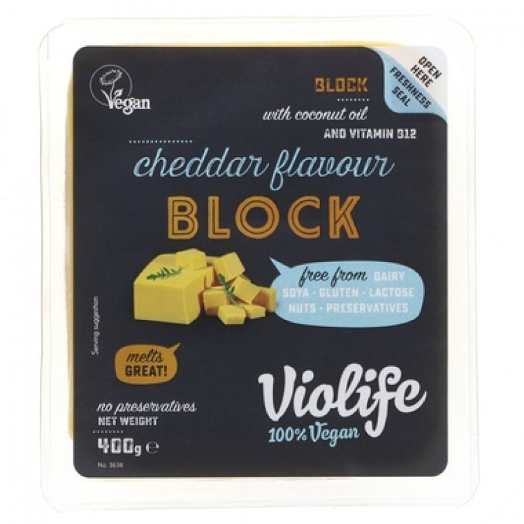 Violife Cheddar Flavour Vegan Cheese 400g