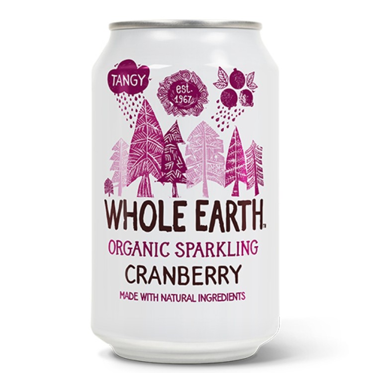 Whole Earth Organic Sparkling Cranberry 